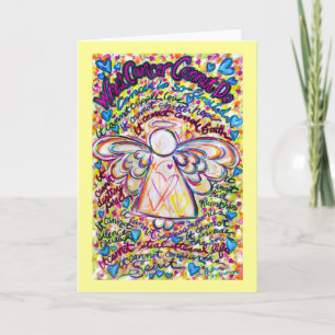 Carte Ressort Coeurs Cancer ne peut pas faire Angel Cart