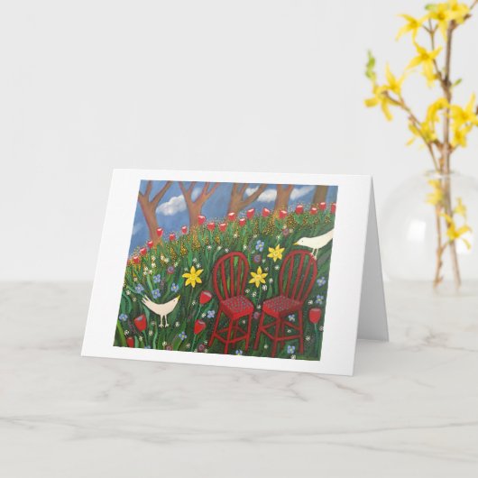 Carte Ressort électrique (Fleur jaune)