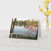 Carte Ressort sur le lac Pine #2 (Fleur jaune)