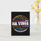 Carte Ressources Humaines Vibes De Rh Analyste Appréciat (Fleur jaune)