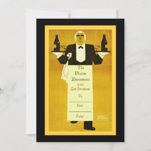 Carte Restaurant/Bistro/Diner ~ Certificats cadeaux