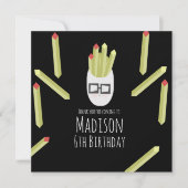 Carte Restaurant Cute Fries Merci d'anniversaire (Devant)