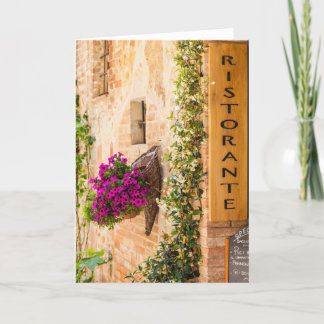 Carte Restaurant italien