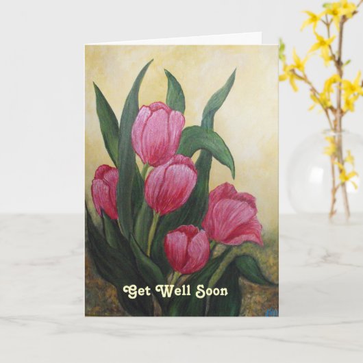 Carte Reste Relax Feel better (Fleur jaune)