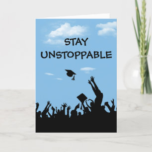 Carte Restez à l'arrêt de la graduation textuelle