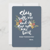 Carte Restez avec moi (Devant)