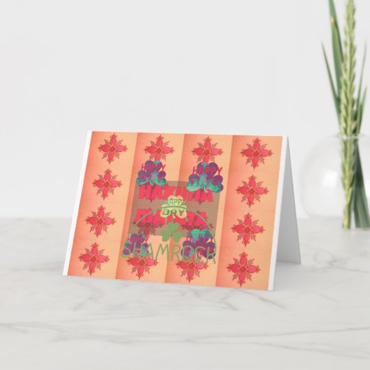 Carte Restez bénis, Joyeuse Saint-Patrick Hakuna Matata (Devant)