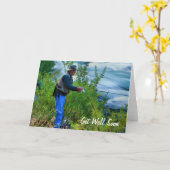 CARTE RESTEZ BIEN #9 (Fleur jaune)