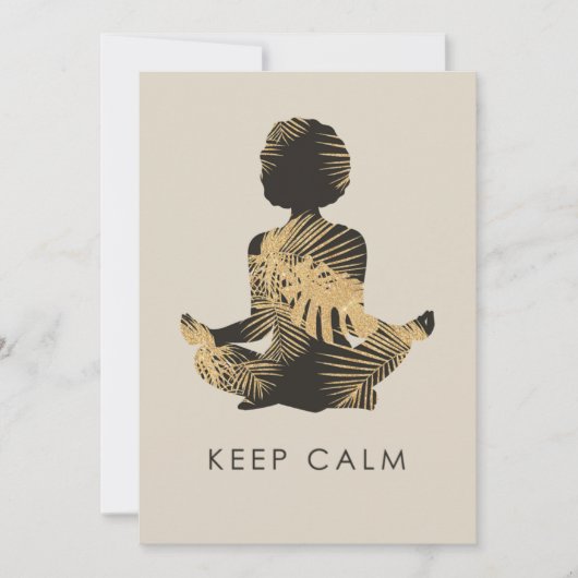 Carte Restez calme (Devant)