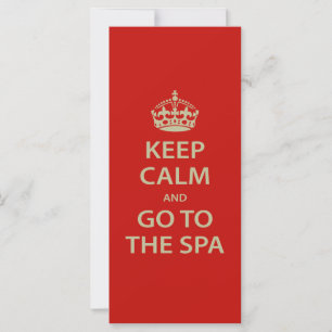 Carte Restez calme et allez au Spa