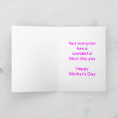 Carte Restez calme et passez une Joyeuse Fête des Mères (Intérieur)