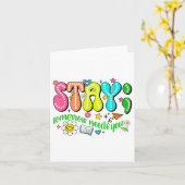 Carte Restez Demain Besoin de vous Sensibilisation à la  (Fleur jaune)