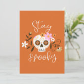 Carte Restez effrayants (Debout devant)