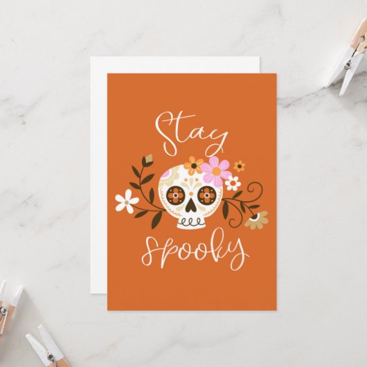 Carte Restez effrayants (Devant/Arrière en situation)