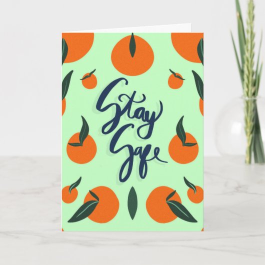 Carte Restez en sécurité (Devant)