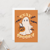 Carte Restez Fantomatique Fantôme (Devant/Arrière en situation)