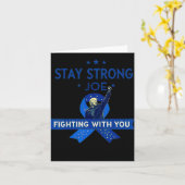 Carte Restez fort Biden Support Patriotique Prostat De R (Fleur jaune)
