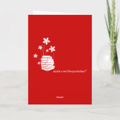 Carte Restez tranquille et regardez occupé (n'importe qu (Dos)