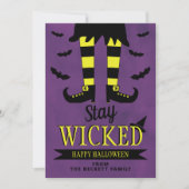 Carte Restez Wicked Halloween (Devant)