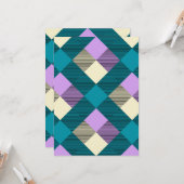 Carte Résumé du Carré géométrique 20 (Devant/Arrière en situation)