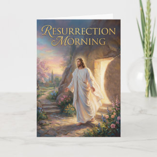 Carte Resurrection Morning Easter Card