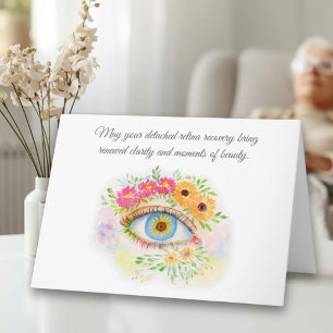 Carte Rétablissement de la rétine décollée Floral Get We