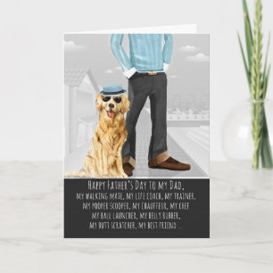 Carte Rétablissement d'or de la Fête des pères de chien