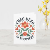 Carte Rétablissement d'une Remplacement du Genou Chirurg (Fleur jaune)