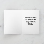 CARTE RETIRE=PAS D'ALARME, COMMUTER, PAS DE PROBLÈME PRO (Intérieur)