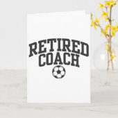 Carte Retired Coach Soccer Team Mentor _1  (Fleur jaune)