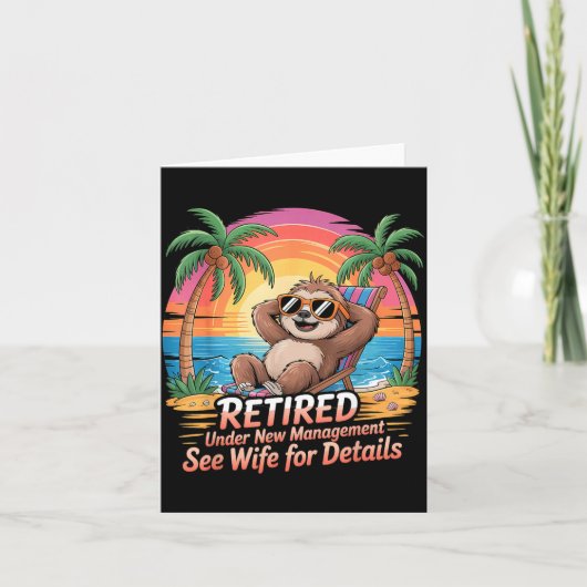 Carte Retired Under New Management See Wife For Details  (Devant)