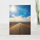 Carte Retirement Congratulations Endless Road (Devant)