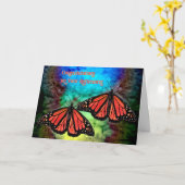 Carte Retirement congratulations with Butterflies (Fleur jaune)