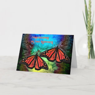 Carte Retirement congratulations with Butterflies