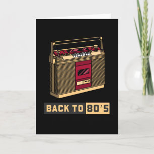 Carte Retour À La Musique Des Années 80