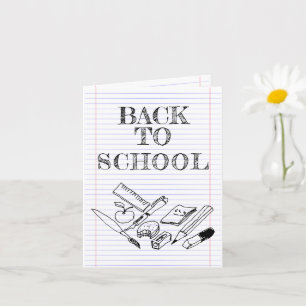 Carte Retour à l'école