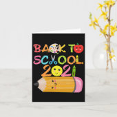 Carte Retour À L'École (Fleur jaune)