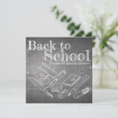 Carte Retour à l'école (Debout devant)
