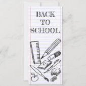 Carte Retour à l'école (Devant)
