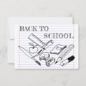 Carte Retour à l'école (Devant)