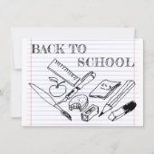 Carte Retour à l'école (Devant)
