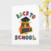 Carte Retour à l'école (Fleur jaune)
