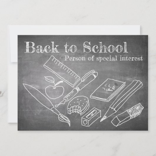 Carte Retour à l'école (Devant)