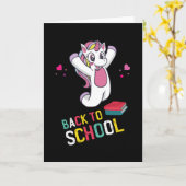 Carte Retour à l'école (Fleur jaune)