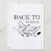 Carte Retour à l'école (Devant)
