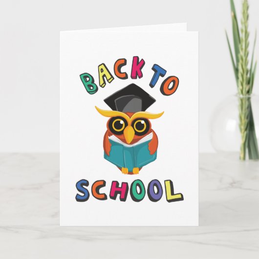 Carte Retour à l'école (Devant)