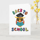 Carte Retour à l'école (Fleur jaune)