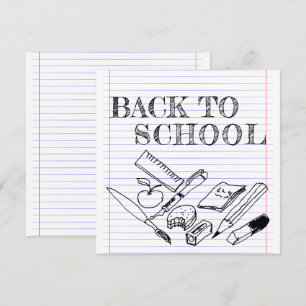 Carte Retour à l'école