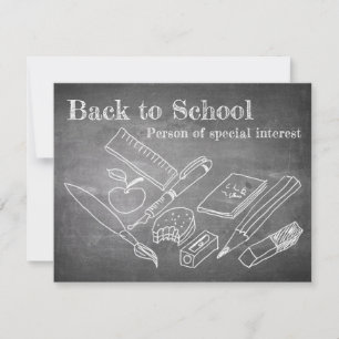 Carte Retour à l'école