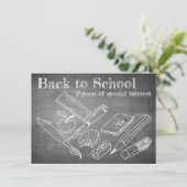 Carte Retour à l'école (Debout devant)